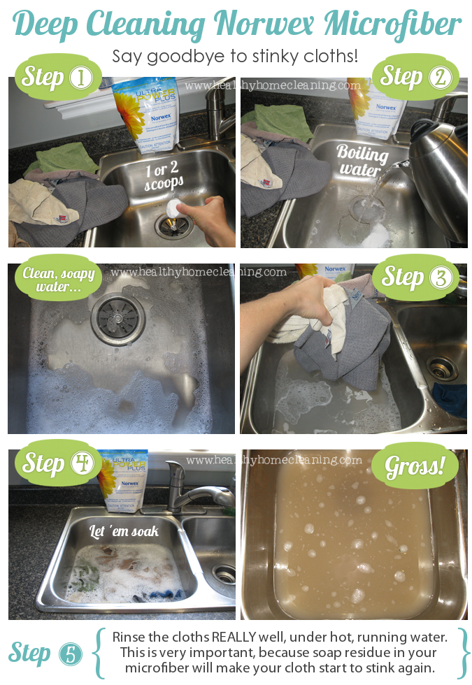 How to Clean Norwex Cloths in Boiling Water