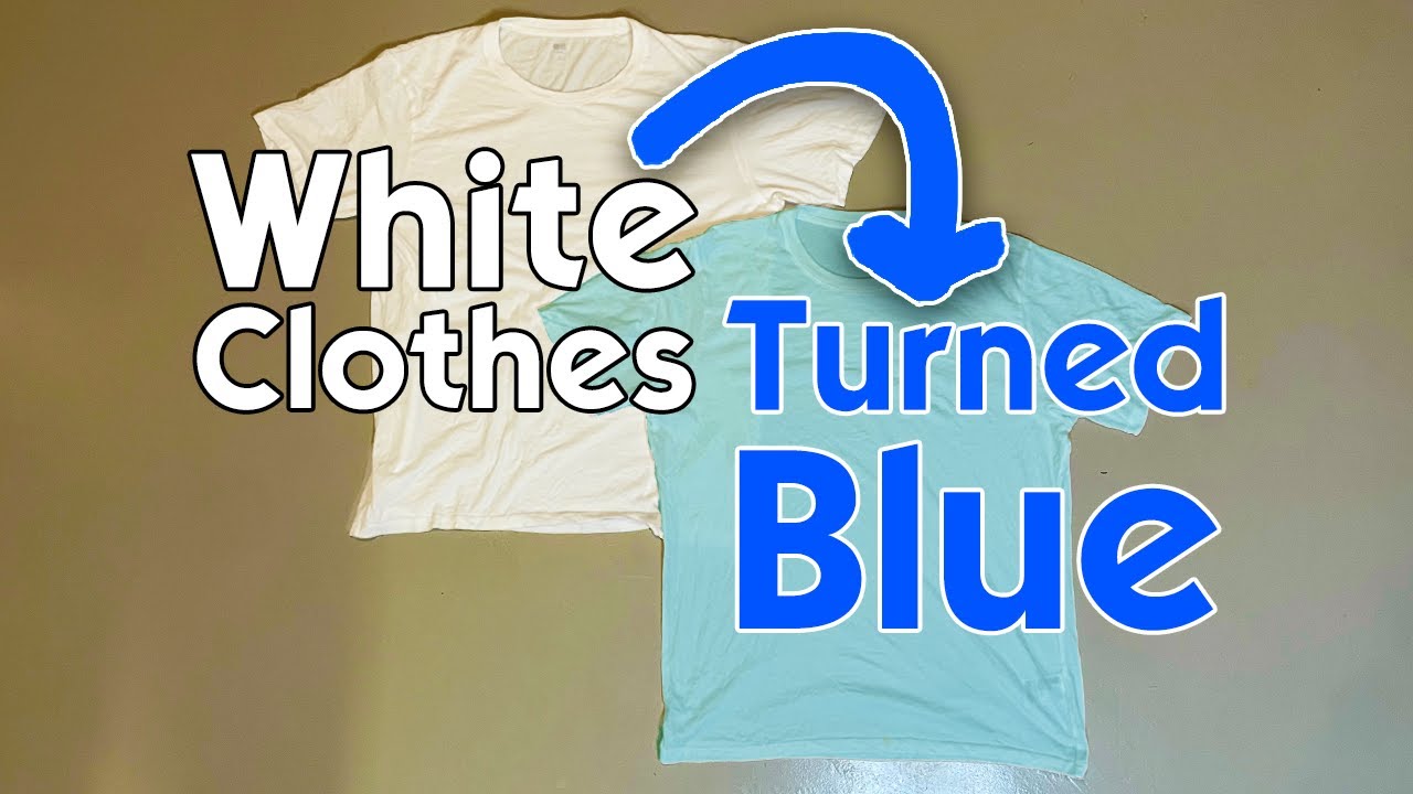 How to Fix White Clothes Turned Blue, No Bleach Needed!